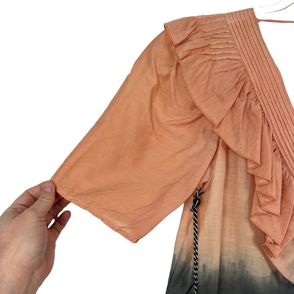 St. Roche V Neck Sabine Top Praline Wild Rose Puff Sleeves Blouse Sizes 6 & 8 - Picture 4 of 13